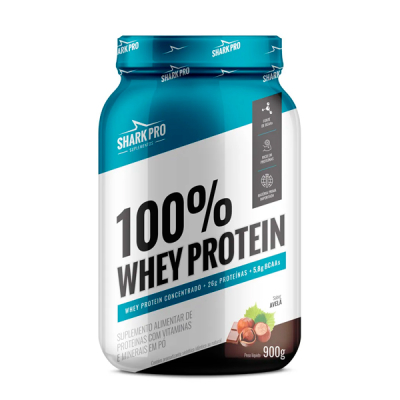 Shark Pro 100% Whey Protein Pote 900g
