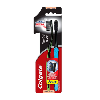 Colgate Escova Dental Slim Soft Black