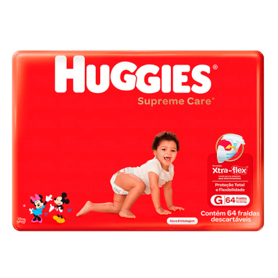 Huggies Fraldas Supreme Care Hiper