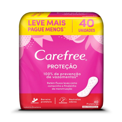 Carefree Absorvente 40 Unid.