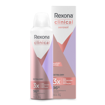 Rexona Desodorante Aerosol Clinical Feminino 150ml