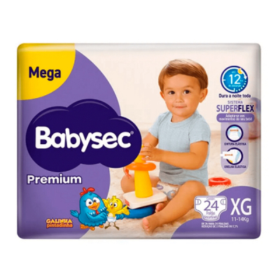 Babysec Fralda Premium Mega