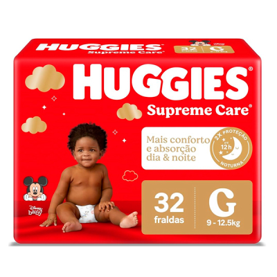 Huggies Fraldas Supreme Care Mega