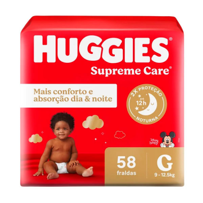 Huggies Fraldas Supreme Care Mega