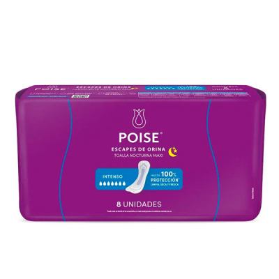 Poise Absorvente Noturno Maxi