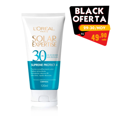 L'Oréal Paris Protetor Solar Expertise FPS 30 Supreme Protect 4