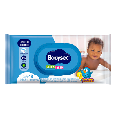 Babysec Toalhas Umedecidas Ultra Fresh