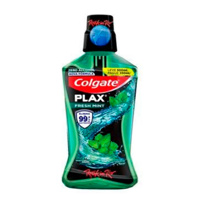 Colgate Plax Enxaguante Bucal Leve 500 Pague 350ml