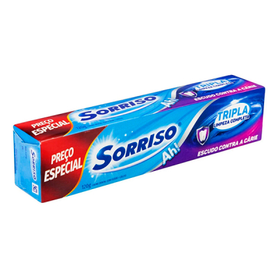 Sorriso Creme Dental Tripla Limpeza Completa