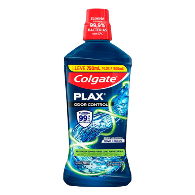 Colgate Plax Enxaguante Bucal Leve 750 Pague 500ml