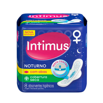 Intimus Absorvente Noturno 8 Unid.