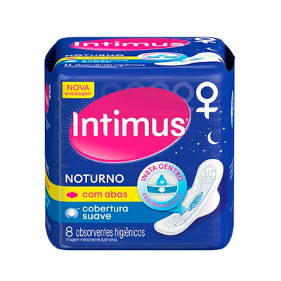 Intimus Absorvente Noturno 8 Unid.