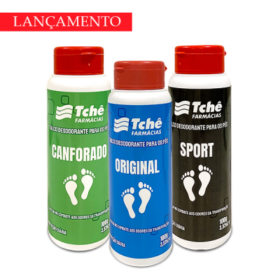 Talco Desodorante para os Pés Tchê Farmácias 100g