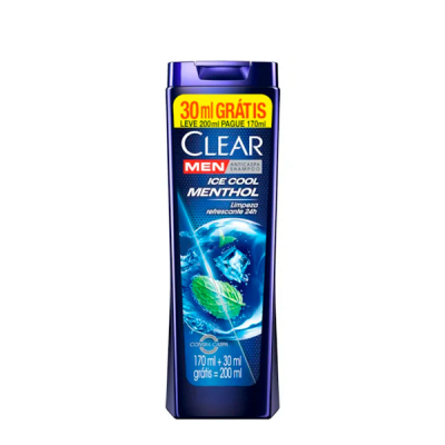 Clear Shampoo Anticaspa Men Leve 200ml Pague 170ml