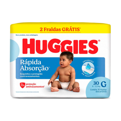 Huggies Fraldas Tripla Proteção Meguinha