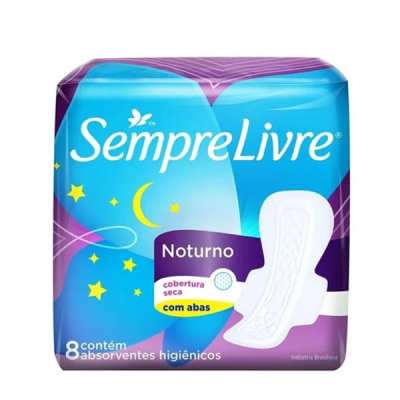 Sempre Livre Absorvente Noturno 8 Unid.