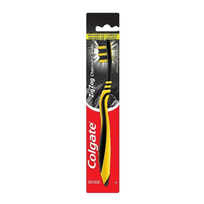 Colgate Escova Dental Zig Zag Carvão
