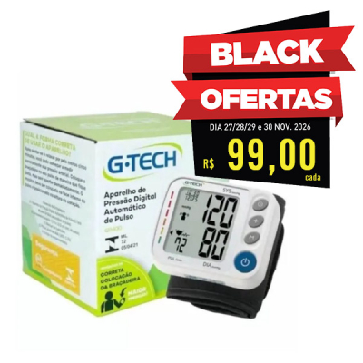 G-Tech Aparelho de Pressão Digital de Pulso GP400